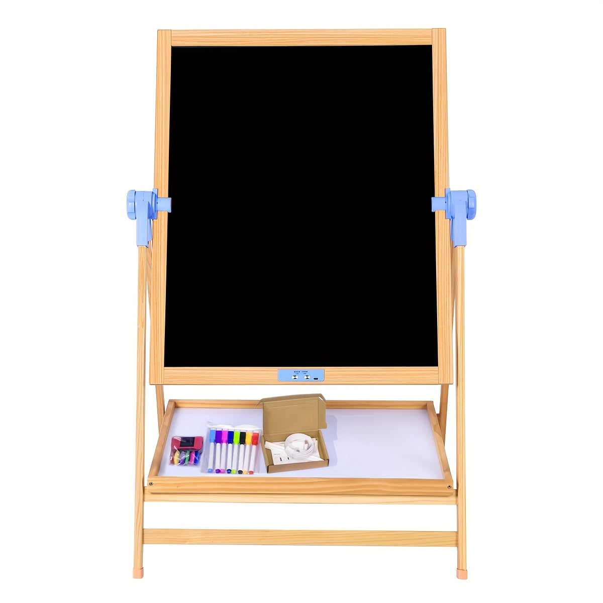 One Colorful LCD Writing Tablet Designed for Children, Featuring a Dual-Sided Writing Surface, an Electronic Whiteboard, And an Adjustable Stand Suitable for Home, Office, And Classroom Settings, Perfect for Teaching, Drawing, And Writing